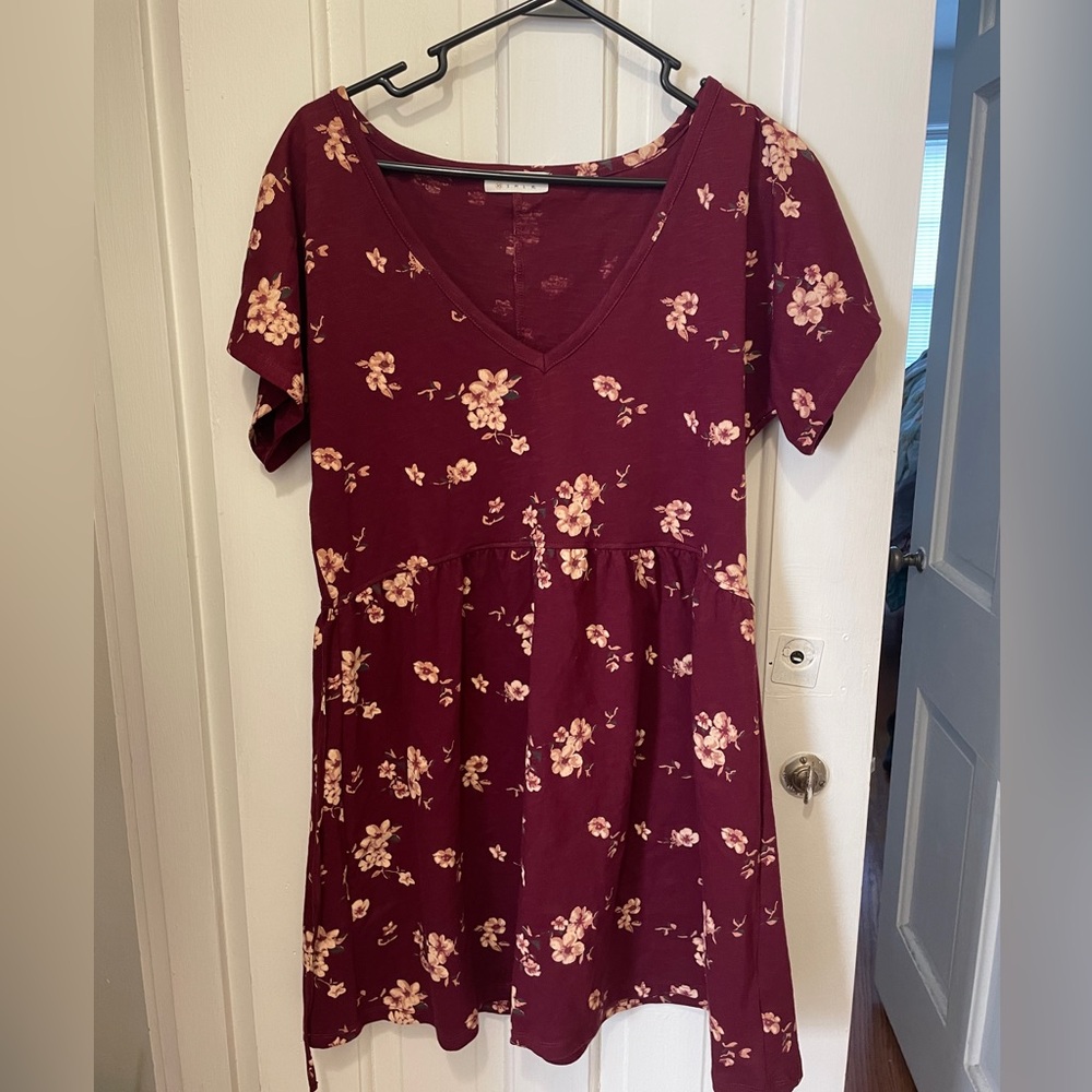 Known supply revel dress in port size XS